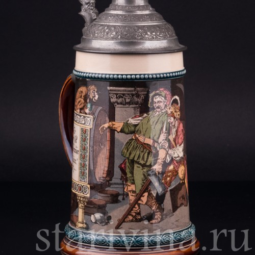 Пивная кружка, 1/2 л, Villeroy & Boch, Германия, 1898 г