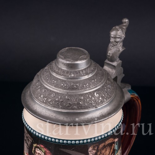 Пивная кружка, 1/2 л, Villeroy & Boch, Германия, 1898 г