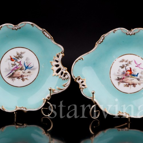 Экзотические птицы, Coalport, Великобритания, сер. 19 в