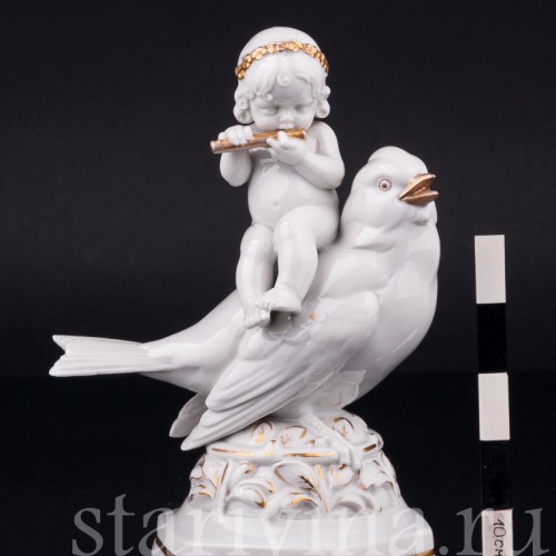 Девочка на воробье, Hertwig & Co, Германия, 1920-30 гг