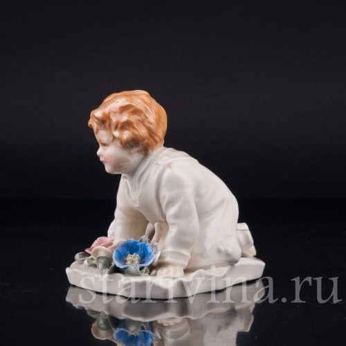 Малыш с цветами, Karl Ens, Германия, 1920-30 гг