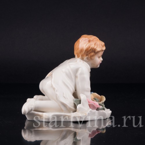 Малыш с цветами, Karl Ens, Германия, 1920-30 гг