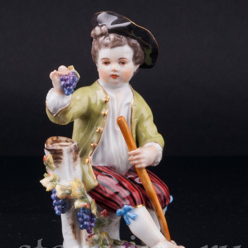 Мальчик с виноградом, Meissen, Германия, вт. пол. 20 в