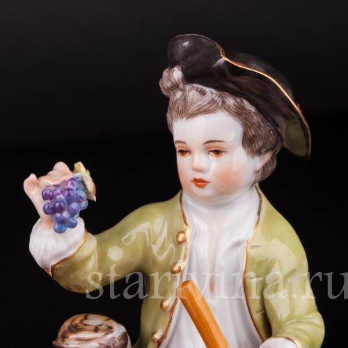 Мальчик с виноградом, Meissen, Германия, вт. пол. 20 в