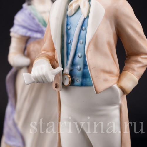 Пара на прогулке, Royal Worcester, Великобритания, вт. пол. 20 в