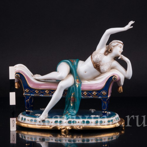 Одалиска на кушетке, E. A. Muller, Германия, 1920-30 гг