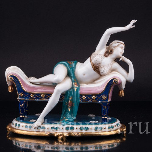 Одалиска на кушетке, E. A. Muller, Германия, 1920-30 гг