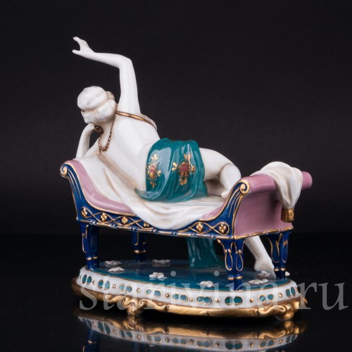 Одалиска на кушетке, E. A. Muller, Германия, 1920-30 гг