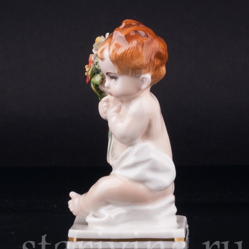 Малыш с букетом цветов, Karl Ens, Германия, 1920-30 гг