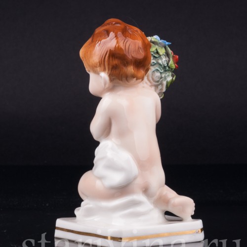 Малыш с букетом цветов, Karl Ens, Германия, 1920-30 гг