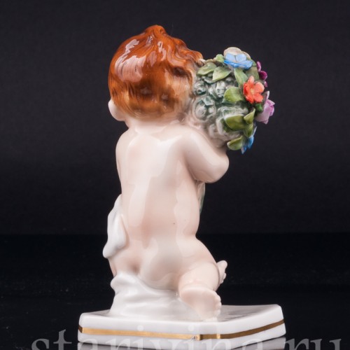 Малыш с букетом цветов, Karl Ens, Германия, 1920-30 гг