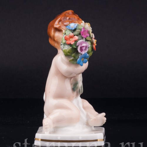 Малыш с букетом цветов, Karl Ens, Германия, 1920-30 гг