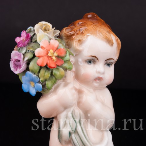 Малыш с букетом цветов, Karl Ens, Германия, 1920-30 гг