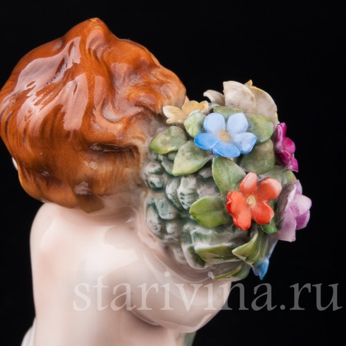 Малыш с букетом цветов, Karl Ens, Германия, 1920-30 гг