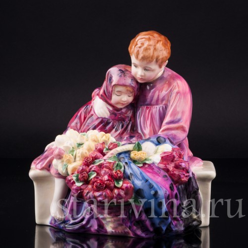 Дети продавцы цветов, Royal Doulton, Великобритания, вт. пол. 20 в