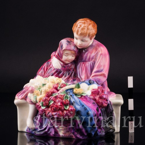 Дети продавцы цветов, Royal Doulton, Великобритания, вт. пол. 20 в