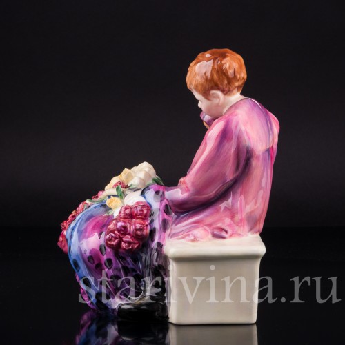 Дети продавцы цветов, Royal Doulton, Великобритания, вт. пол. 20 в