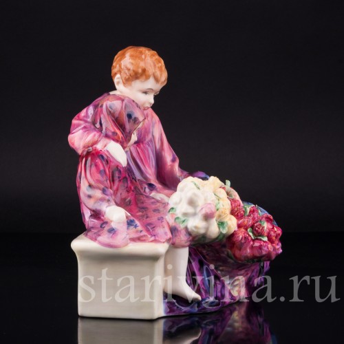Дети продавцы цветов, Royal Doulton, Великобритания, вт. пол. 20 в
