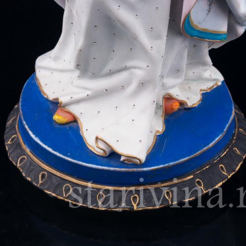 Дама с букетом, Франция, 19 в