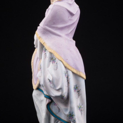 Дама с букетом, Франция, 19 в