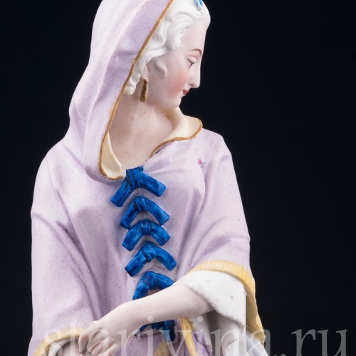 Дама с букетом, Франция, 19 в