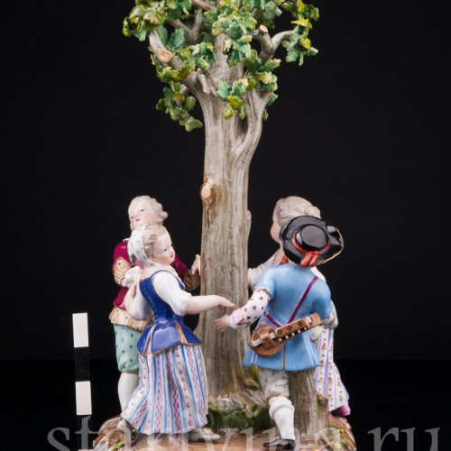 Хоровод под деревом, Meissen, Германия, 19 в