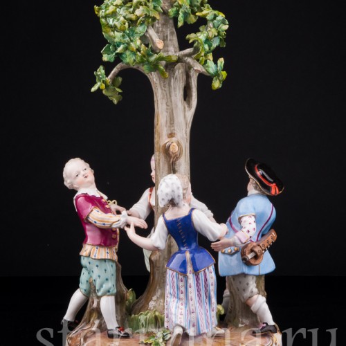 Хоровод под деревом, Meissen, Германия, 19 в