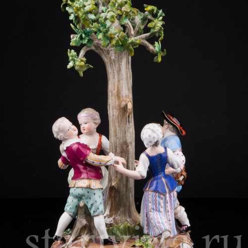 Хоровод под деревом, Meissen, Германия, 19 в