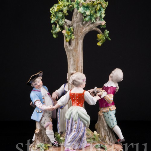 Хоровод под деревом, Meissen, Германия, 19 в