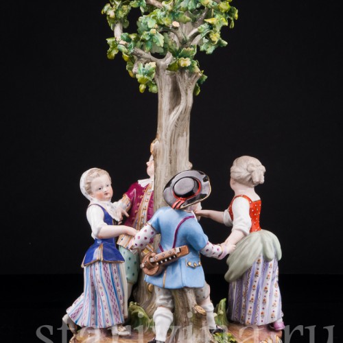 Хоровод под деревом, Meissen, Германия, 19 в