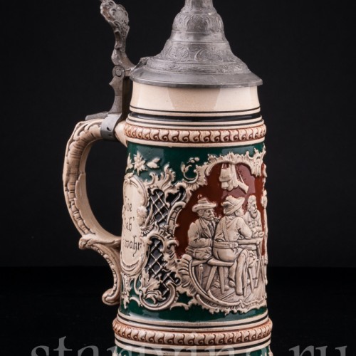 Пивная кружка В таверне, 1 л, Albert Jacob Thewalt, Германия