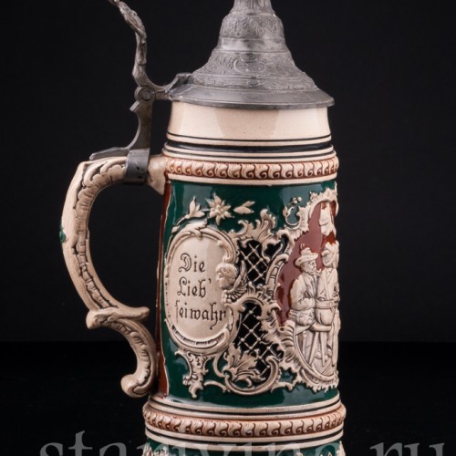 Пивная кружка В таверне, 1 л, Albert Jacob Thewalt, Германия