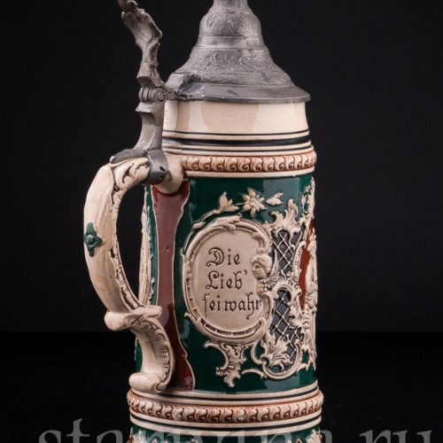 Пивная кружка В таверне, 1 л, Albert Jacob Thewalt, Германия