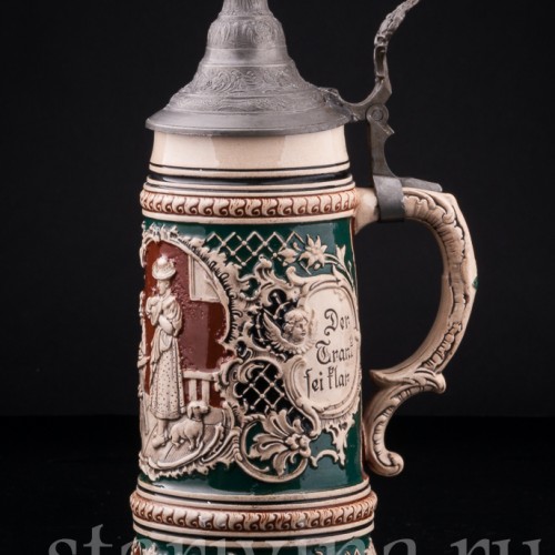 Пивная кружка В таверне, 1 л, Albert Jacob Thewalt, Германия