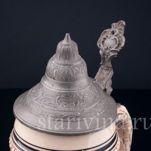 Пивная кружка В таверне, 1 л, Albert Jacob Thewalt, Германия