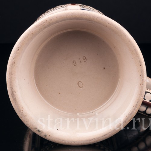 Пивная кружка Дама у окна 1/2 л, Marzi & Remy, Германия, нач. 20 в