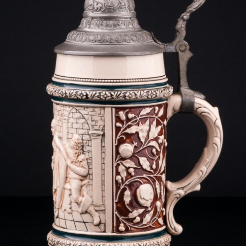 Пивная кружка 0,5 л, Reinhold Hanke, Германия, нач. 20 в