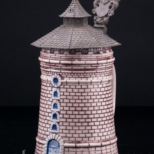 Пивная кружка "Башня" 1/2 л, Theodor Wieseler, Германия, кон. 19 в