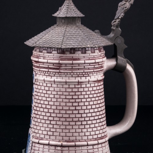 Пивная кружка "Башня" 1/2 л, Theodor Wieseler, Германия, кон. 19 в