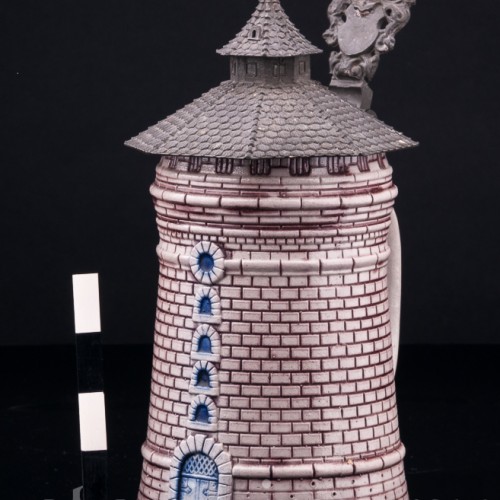 Пивная кружка "Башня" 1/2 л, Theodor Wieseler, Германия, кон. 19 в