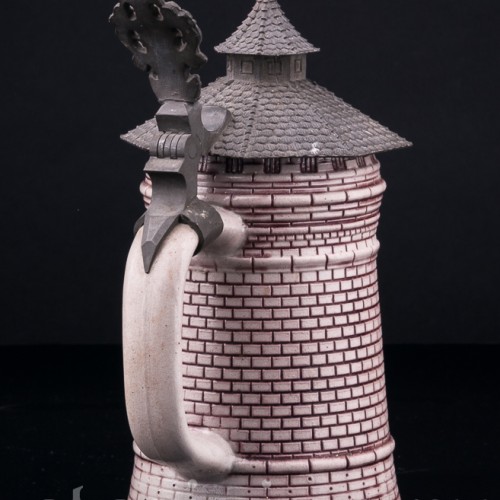 Пивная кружка "Башня" 1/2 л, Theodor Wieseler, Германия, кон. 19 в