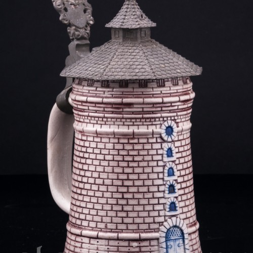 Пивная кружка "Башня" 1/2 л, Theodor Wieseler, Германия, кон. 19 в