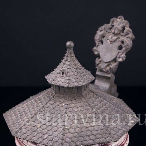 Пивная кружка "Башня" 1/2 л, Theodor Wieseler, Германия, кон. 19 в