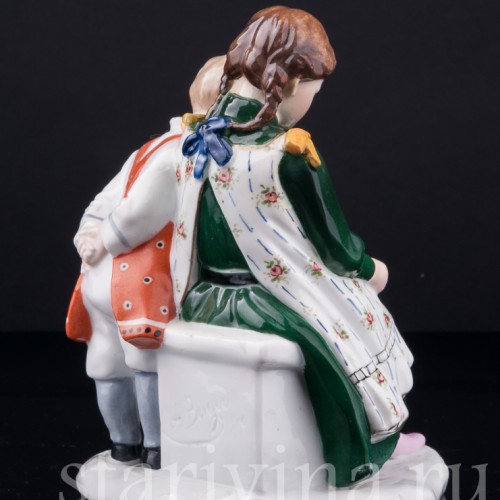 Дети читающие книгу, Karl Ens, Германия, кон. 19 в