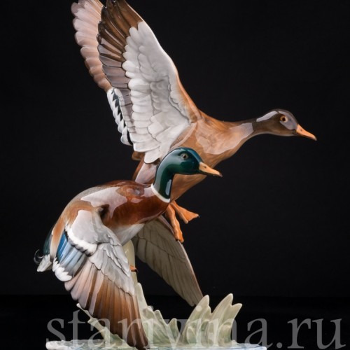 Взлетающие утки, Hutschenreuther, Германия, 1970 гг