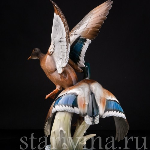 Взлетающие утки, Hutschenreuther, Германия, 1970 гг