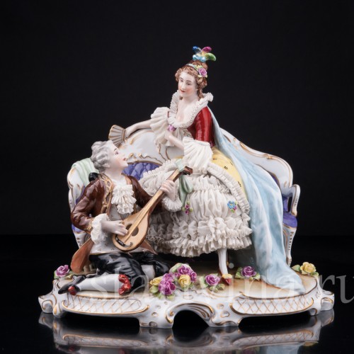 Песня любви, кружевная, E. A. Muller, Германия, нач. 20 в