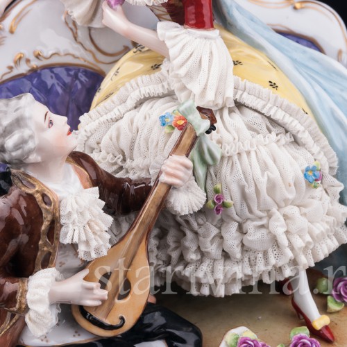 Песня любви, кружевная, E. A. Muller, Германия, нач. 20 в