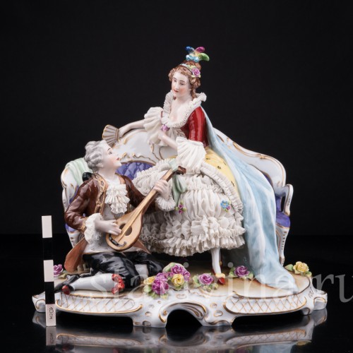 Песня любви, кружевная, E. A. Muller, Германия, нач. 20 в