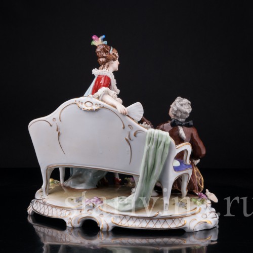 Песня любви, кружевная, E. A. Muller, Германия, нач. 20 в